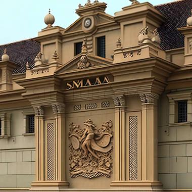 3D model Istana Negara in Slovakia (STL)